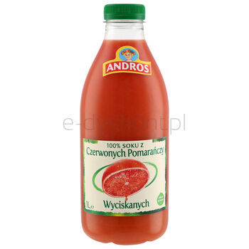 Andros Sok z czerwonych pomarańczy wyciskanych 1l SK
