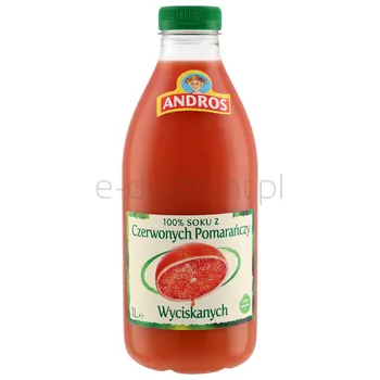 Andros sok z czerwonych pomarańczy wyciskanych 1l SK