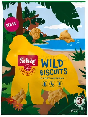Wild biscuits- ciasteczka BEZGL. 115 g