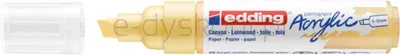 Edding Marker Akrylowy E-5000 5-10 Mm, Matowy Żółty Pastel