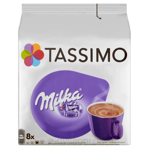 Tassimo Milka Gorąca Czekolada 8 Kapsułek 240 G