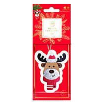 Aroma Home Odświeżacz Powietrza Do Samochodu Xmas Cellulose 3D Snowman Grzane Wino