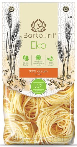 Makaron (Semolinowy) Gniazda Spaghetti A'La Chitarra Bio 250 G - Bartolini [BIO]