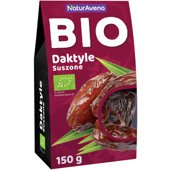 Naturavena Bio Daktyle Suszone Bezglutenowe Bio 150 G 