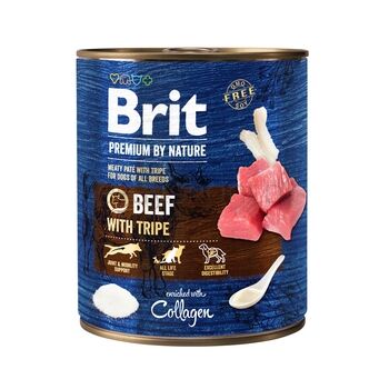 Brit Premium by Nature, wołowina z flakami, 800 g