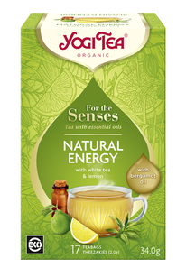 Herbata Biała Dla Zmysłów Naturalna Energia Z Ziołami, Olejkiem Z Cytryny I Z Bergamotki (For The Senses Natural Energy) Bio (17 X 2 G) 34 G - Yogi Tea [BIO]