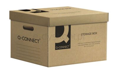 Q-Connect Pudło Archiwizacyjne Karton, Zbiorcze, Szare