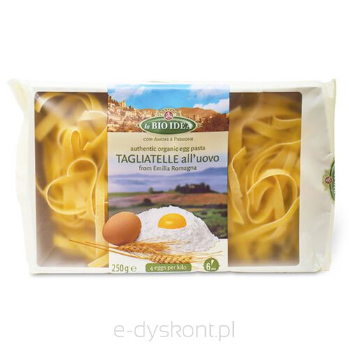 Makaron (Semolinowy Jajeczny) Tagliatelle Bio 250 G - La Bio Idea [BIO]