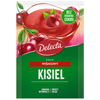 Delecta Kisiel Smak Wiśniowy 38G 