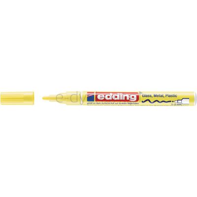 Edding Marker olejowy połyskujący e-751 1-2 mm, żółty pastelowy [BIURO]
