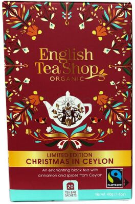 English Tea Shop Herbata Ceylon - Edycja Świąteczna (20X1,8) Bio 37,5 G Bn