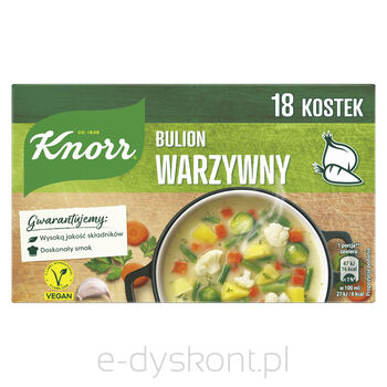 Knorr Bulion warzywny 9l (18 kostek) 180g