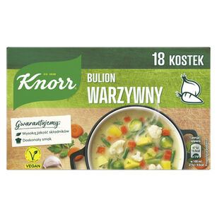 Knorr Bulion warzywny 9l (18 kostek) 180g