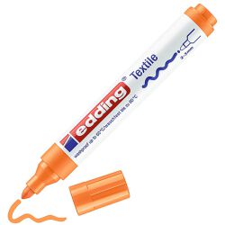 Edding Marker Tekstylny E-4500 2-3 Mm, Pomarańczowy Neonowy