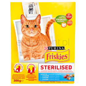 Friskies Sterilized Z Pyszną Mieszanką ŁoSosia I Tuńczyka I Z Warzywami 300G