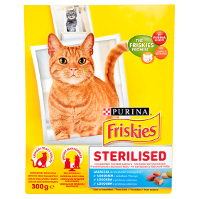 Friskies Sterilized Z Pyszną Mieszanką Łososia I Tuńczyka I Z Warzywami 300G