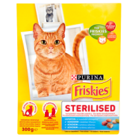 Friskies Sterilized Z Pyszną Mieszanką ŁoSosia I Tuńczyka I Z Warzywami 300G