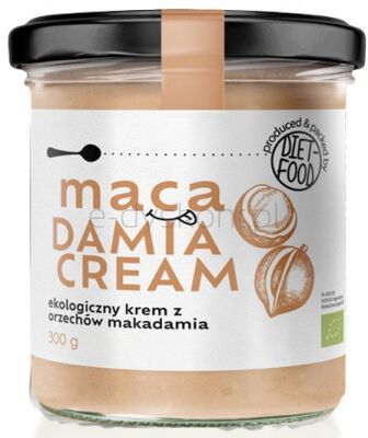 Diet Food Krem z orzechów macadamia 100% BIO 300 g
