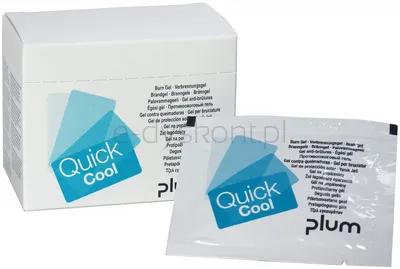 Żel na oparzenia PLUM QuickCool, 18 szt.