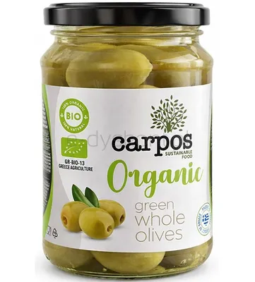 Oliwki zielone w zalewie BIO 355 g/ 200 g