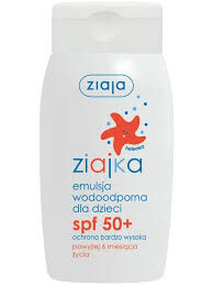 Ziajka Emulsja do opalania dla dzieci SPF 50+ 125 ml