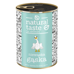 Dolina Noteci Natural Taste Mokra karma saszetka dla kota - Puszka dla Kota Niewąska Gąska 400g