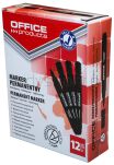 Office Products Marker permanentny okrągły, 1-3mm (linia), czarny  - 3