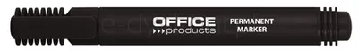 Office Products Marker permanentny okrągły, 1-3mm (linia), czarny 