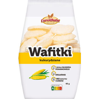 Eurowafel Wafitki kukurydziane 45g