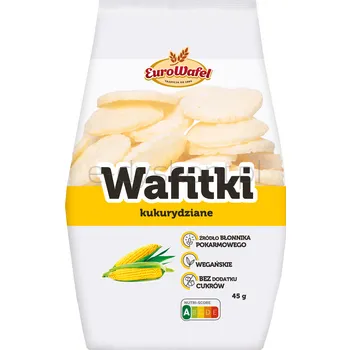 Eurowafel Wafitki kukurydziane 45g