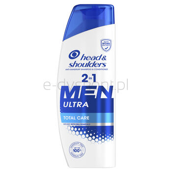 Head & Shoulders Szampon Przeciwłupieżowy Men Ultra Total Care 2 w 1 z minerałami 330 ml