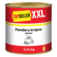 Topseller XXL Pomidory krojone bez skórki 2,44kg