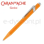 Długopis CARAN D'ACHE 849 Line Fluo, M, pomarańczowy - 4