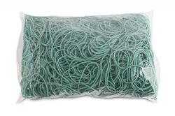 Office Products Gumki recepturki średnica 70mm, 1,5x1,5mm, 60% kauczuku, 1000g, zgrzewka, zielone