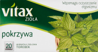 Vitax Herbata Zioła Pokrzywa 20 Torebek X 1,5G