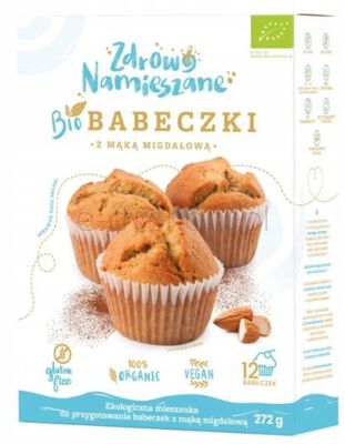 Zdrowo Namieszane Zdrowo Namieszane Babeczki z mąką migdałową BIO 272g