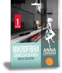 Anna Zaradna Mikrofibra ściereczka do kurzu 1 szt., pomarańczowy