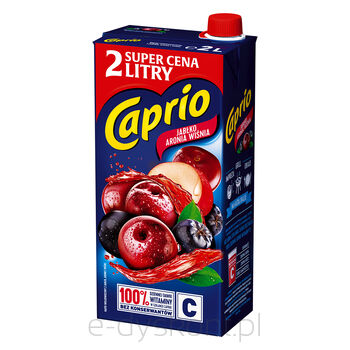 Caprio Napój Jabłko Aronia Wiśnia 2 L