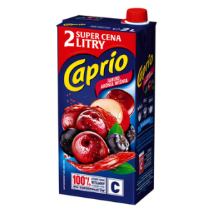 Caprio Napój Jabłko Aronia Wiśnia 2L