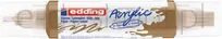 Edding Marker Akrylowy 3D E-5400 Podwójny, 2-3 Mm, 5-10 Mm, Matowe Złoto - 2