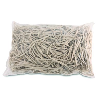 Office Products Gumki Recepturki Średnica 120Mm, 1,5X2Mm, 60% Kauczuku, 1000G, Zgrzewka, Białe