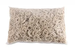 Office Products Gumki recepturki średnica 20mm, 1,5x1,5mm, 60% kauczuku, 1000g, zgrzewka, białe