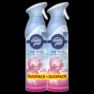 Ambi Pur Flowers & Spring Odświeżacz powietrza w sprayu 2 x 185 ml