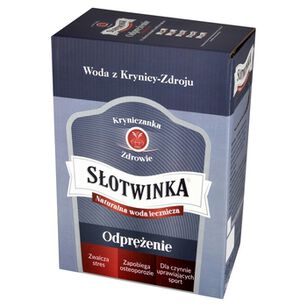 Słotwinka Woda Lecznicza 3L Karton