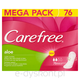 Carefree Wkładki Breth.Aloe 76Szt