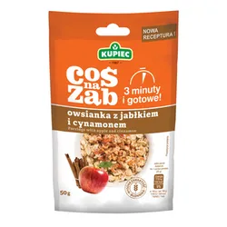 KUPIEC Owsianka Coś na Ząb Jabłkowo-cynamonowa 50G