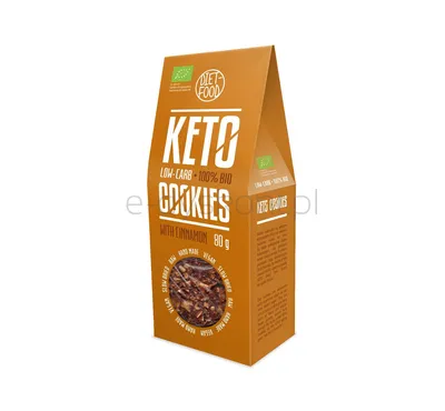Ciasteczka Keto Z Cynamonem Bio 80 G