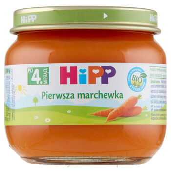 Hipp Bio Od Pokoleń, Pierwsza Marchewka, Po 4. M-Cu, 80 G