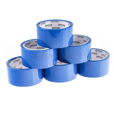 Office Products Taśma Pakowa 48Mm X 50Y, 36Mic, Ean Na 1Szt., Niebieska
