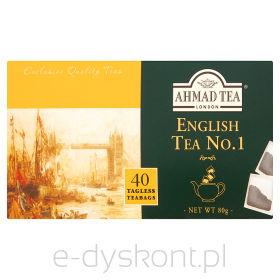 Ahmad Tea English Breakfast 40Torebek x2G B/Zawieszki